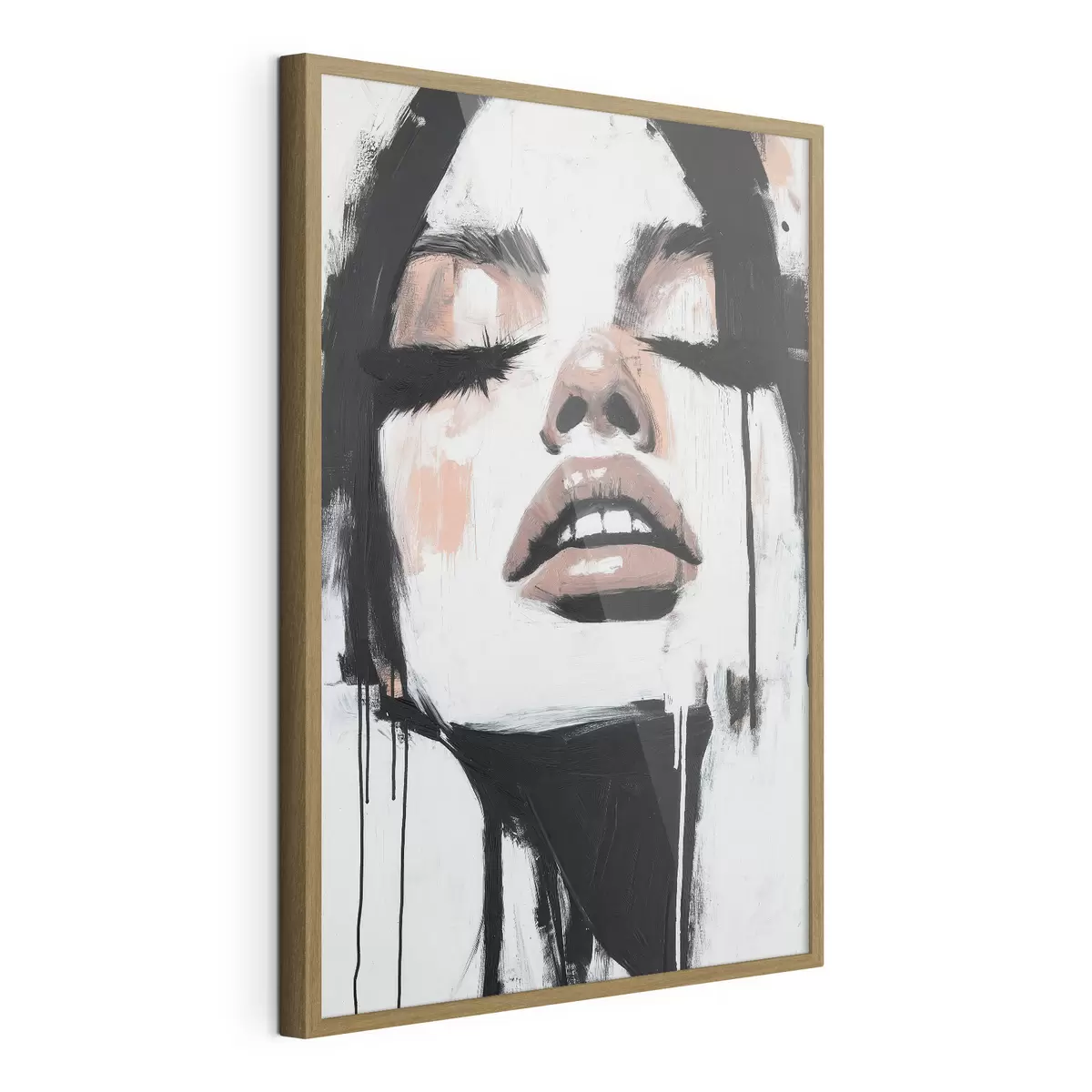 Plakat Abstrakcyjny portret f51000