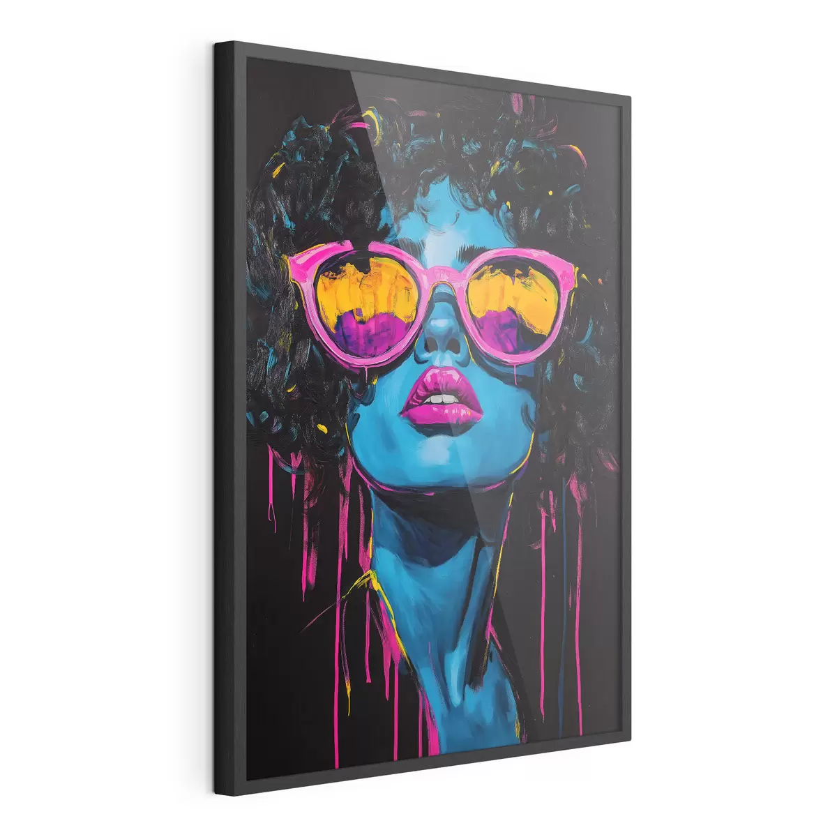 Plakat Abstrakcyjny portret f51009