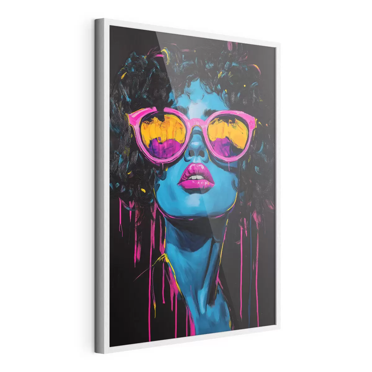 Plakat Abstrakcyjny portret f51009