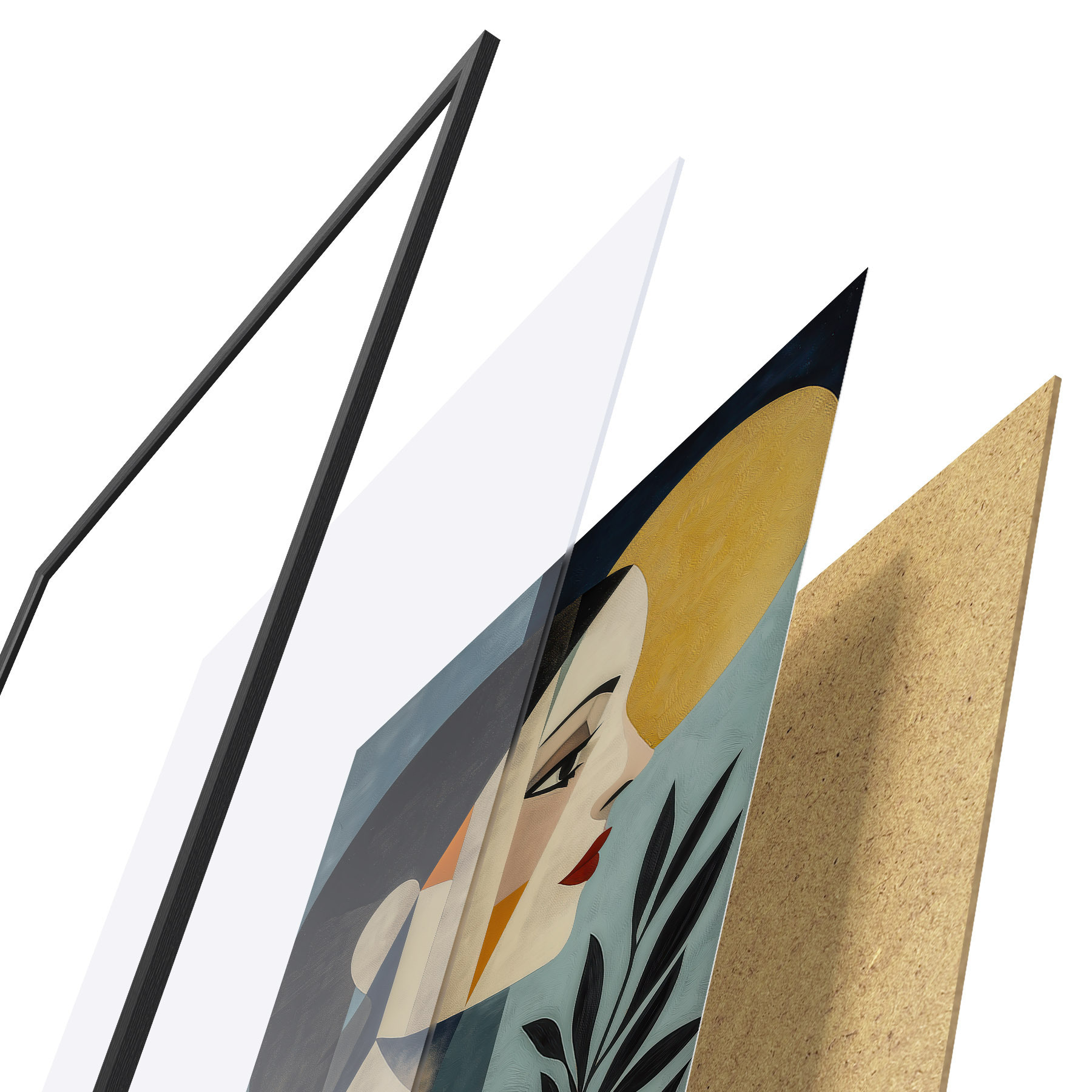 Plakat Profil geometryczny f51010