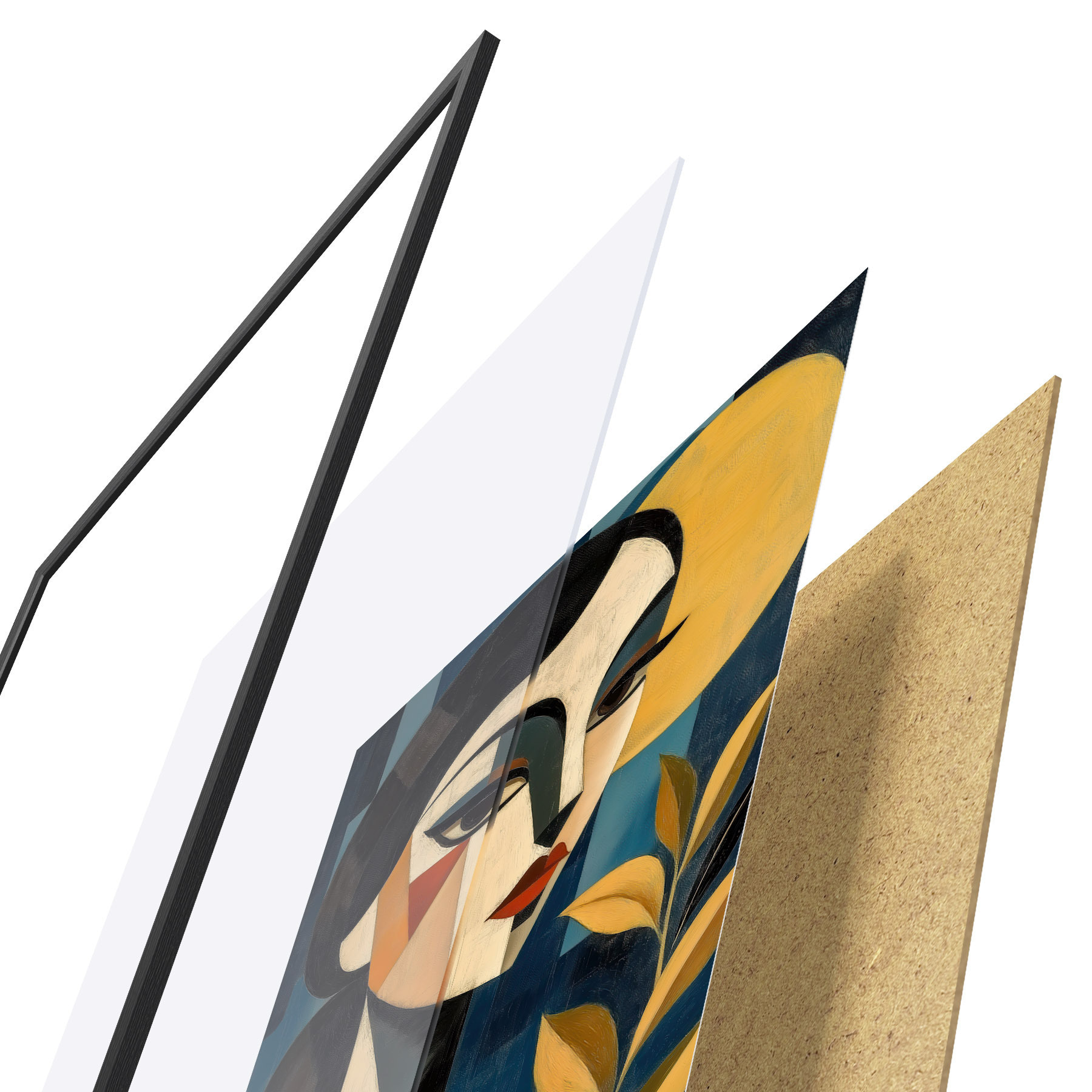 Plakat Profil geometryczny f51011
