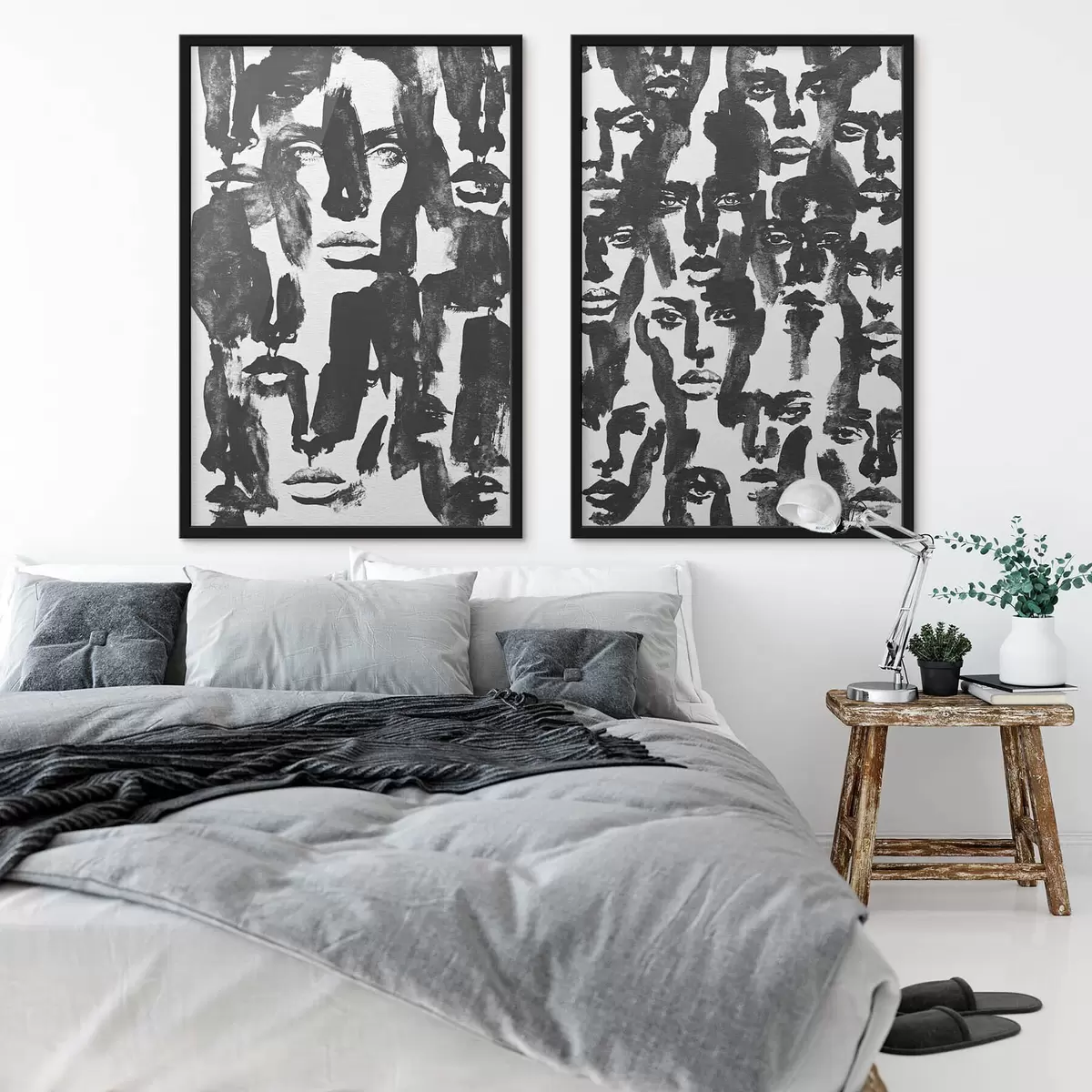 Plakat Abstrakcyjne twarze d31035