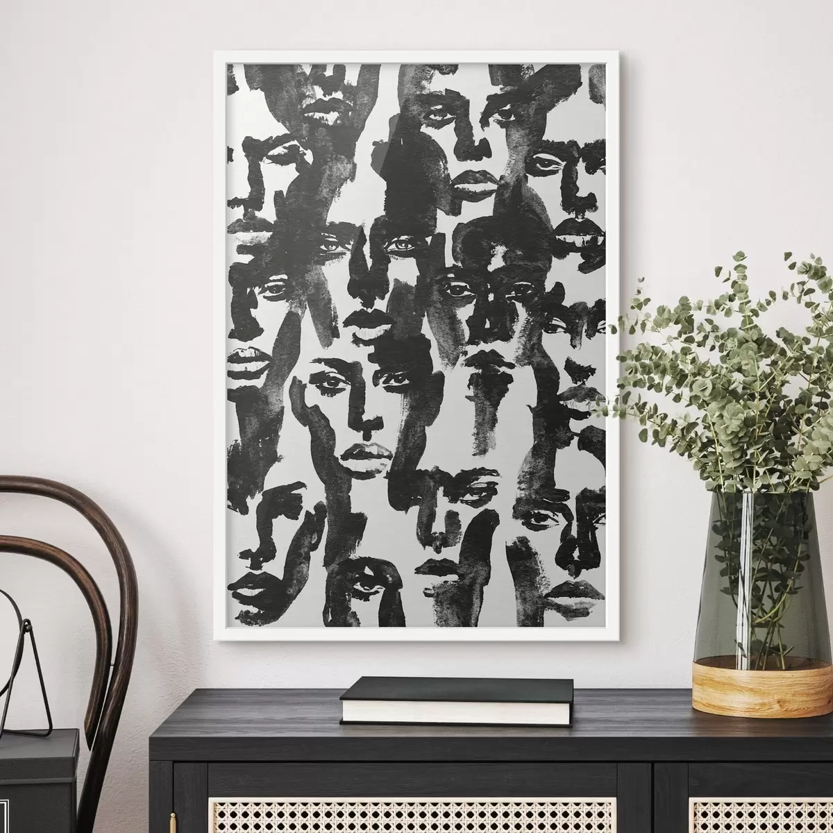 Plakat Abstrakcyjne twarze f50862