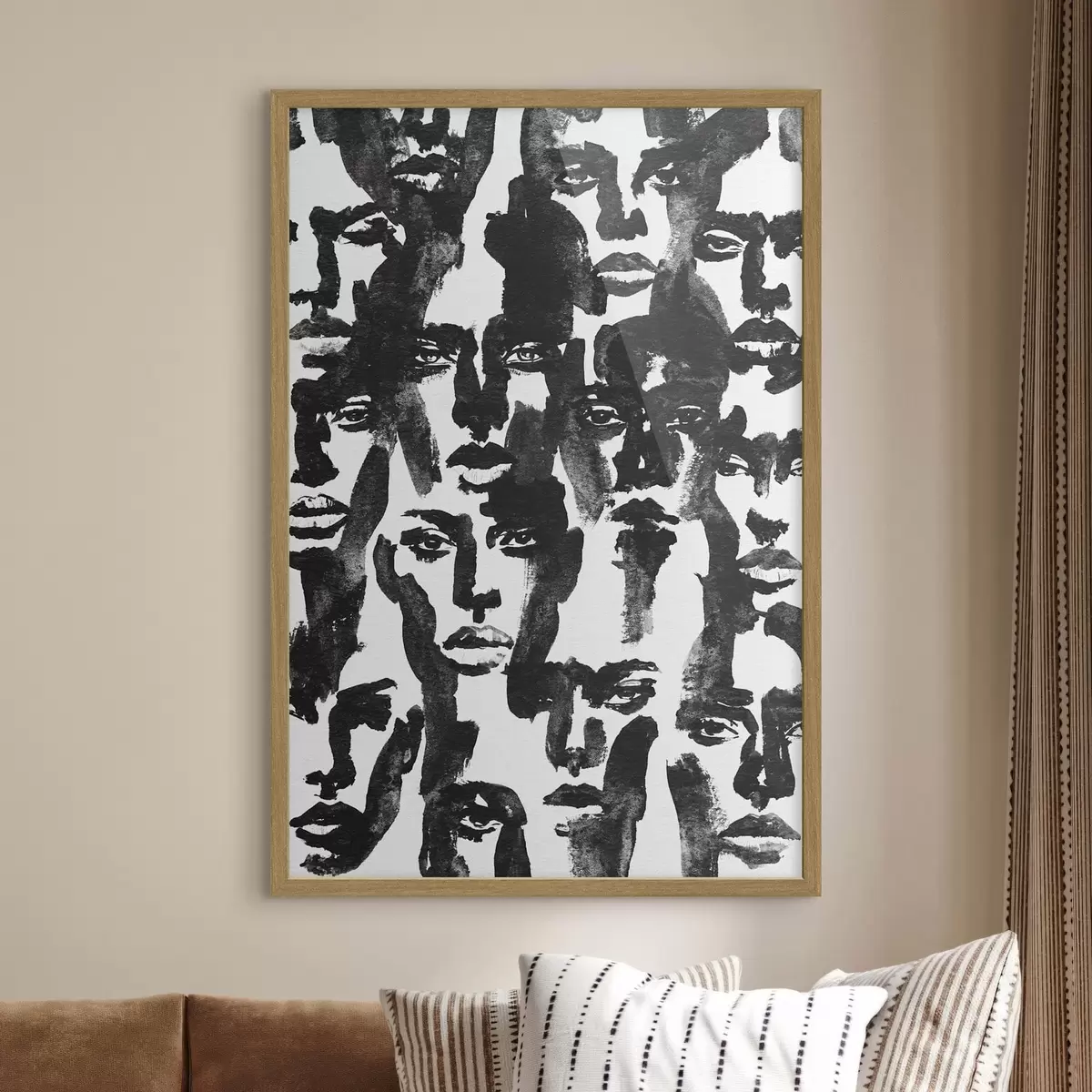 Plakat Abstrakcyjne twarze f50862