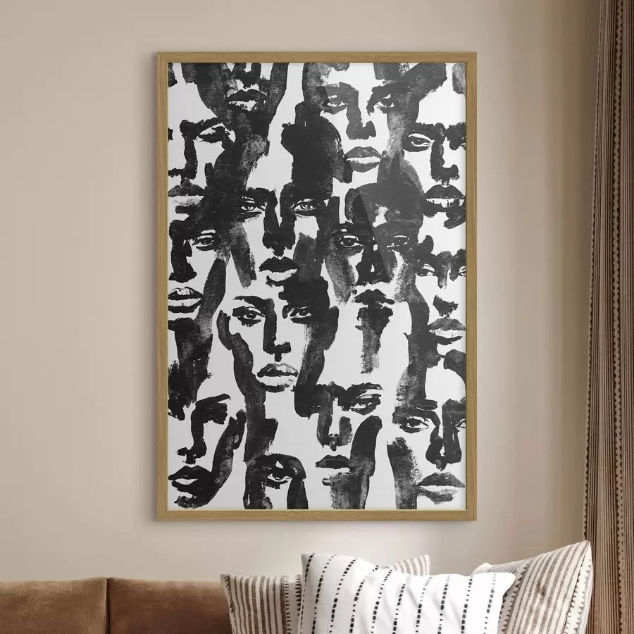Fototapeta Abstrakcyjne twarze f50862