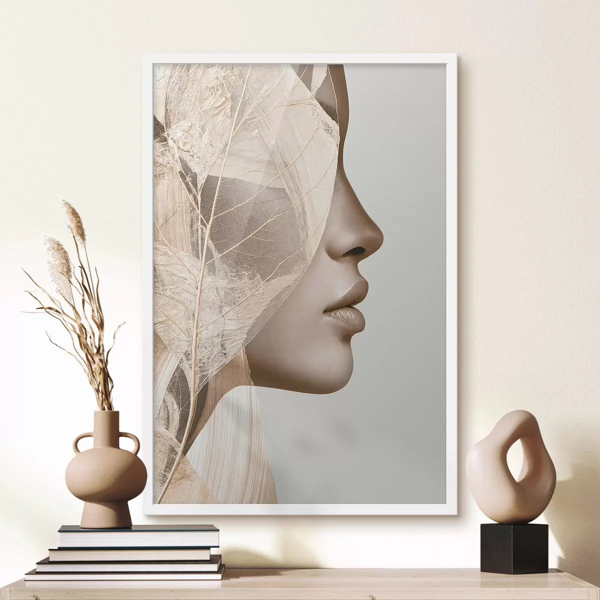 Plakat Abstrakcyjny portret kobiety f50865