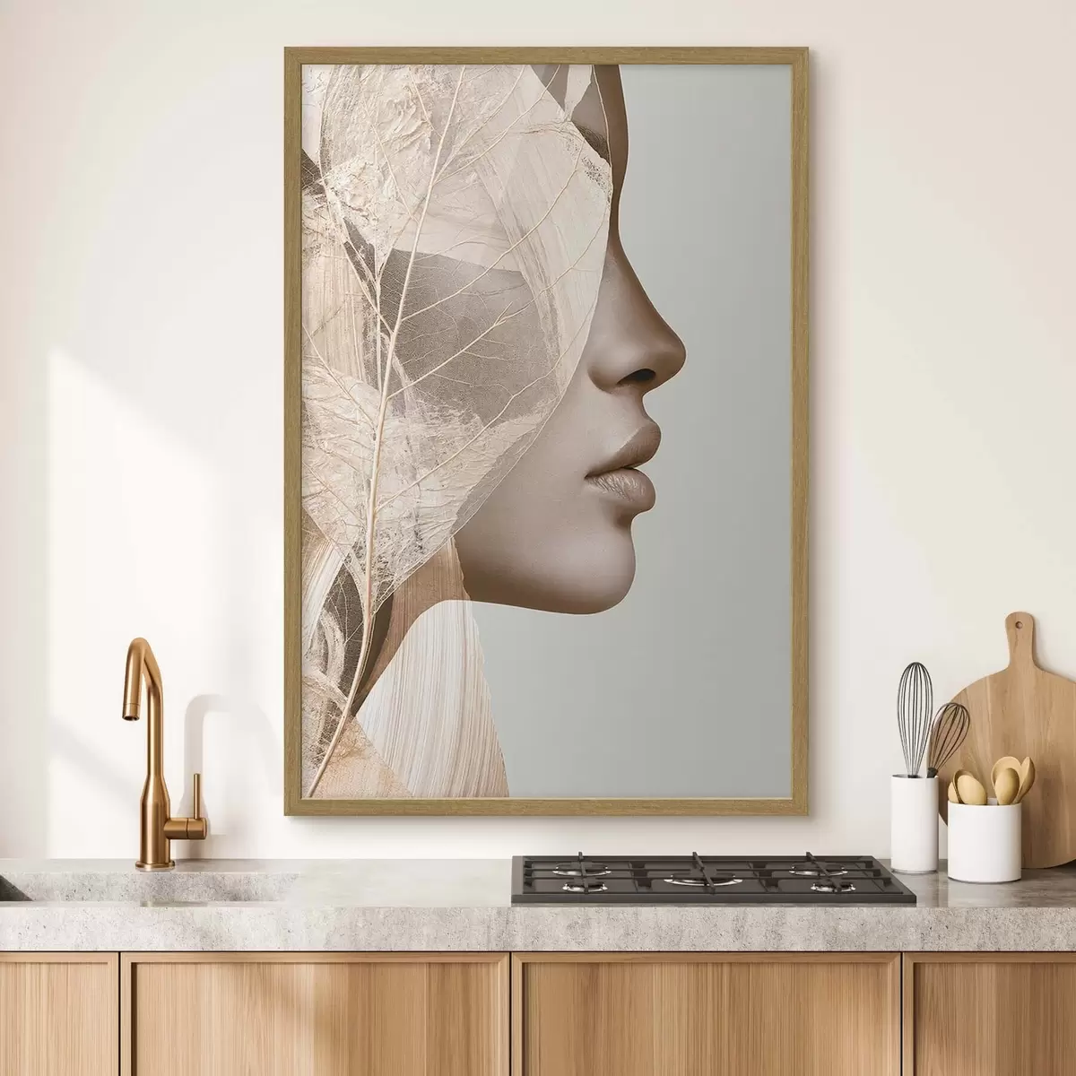 Plakat Abstrakcyjny portret kobiety f50865