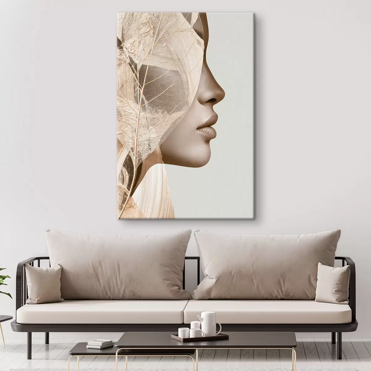 Obraz Abstrakcyjny portret kobiety s50865