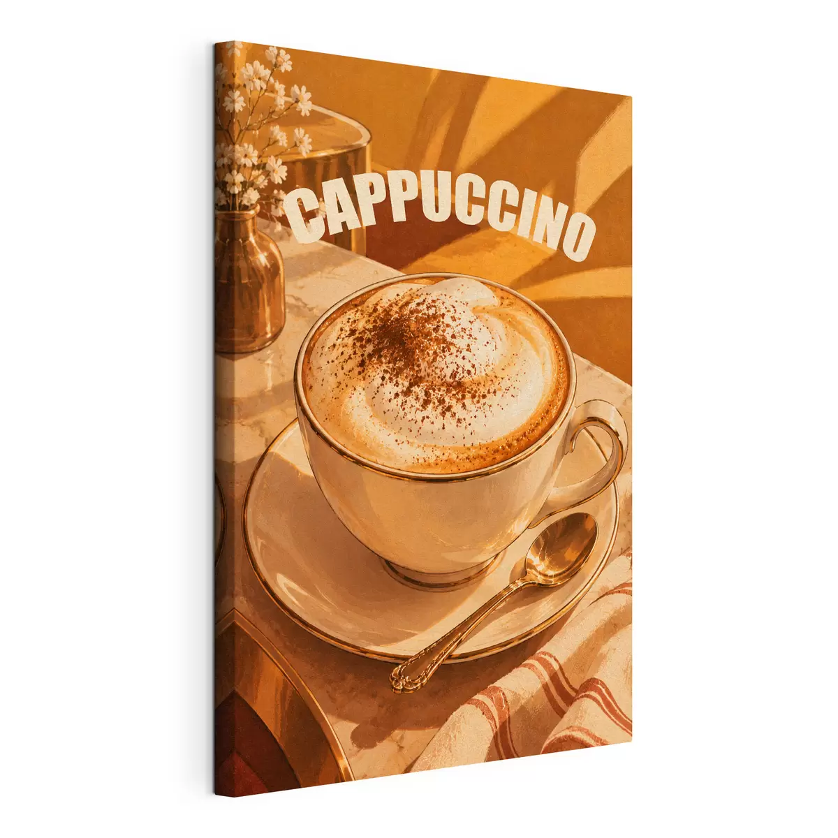 Obraz Pyszne cappuccino, które umili Ci dzień s50874