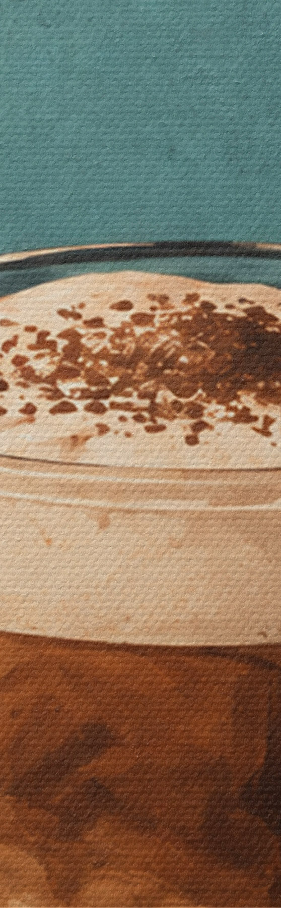 Obraz Pyszne macchiato w słoneczny dzień s50875