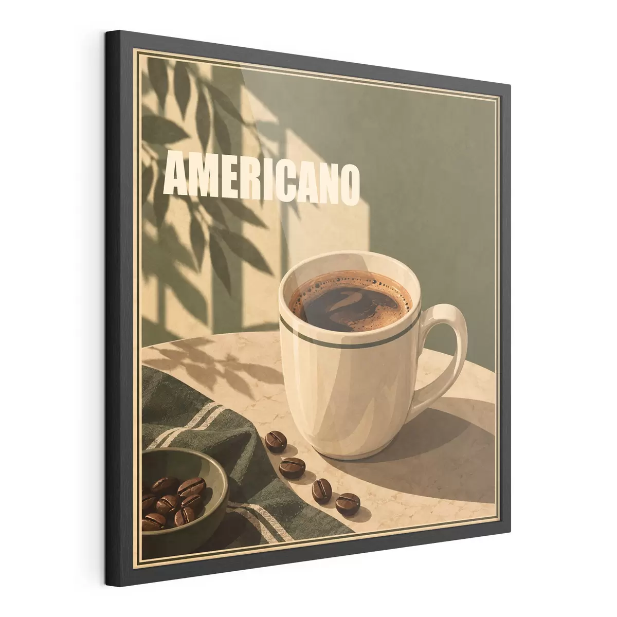 Plakat Ciesz się tą chwilą z Americano f50872