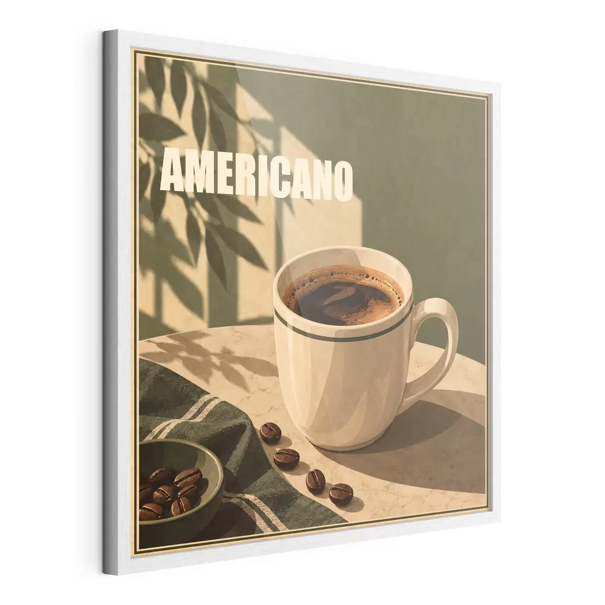 Plakat Ciesz się tą chwilą z Americano f50872