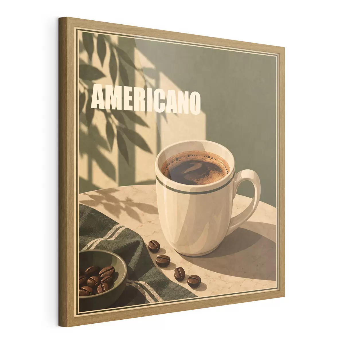 Plakat Ciesz się tą chwilą z Americano f50872