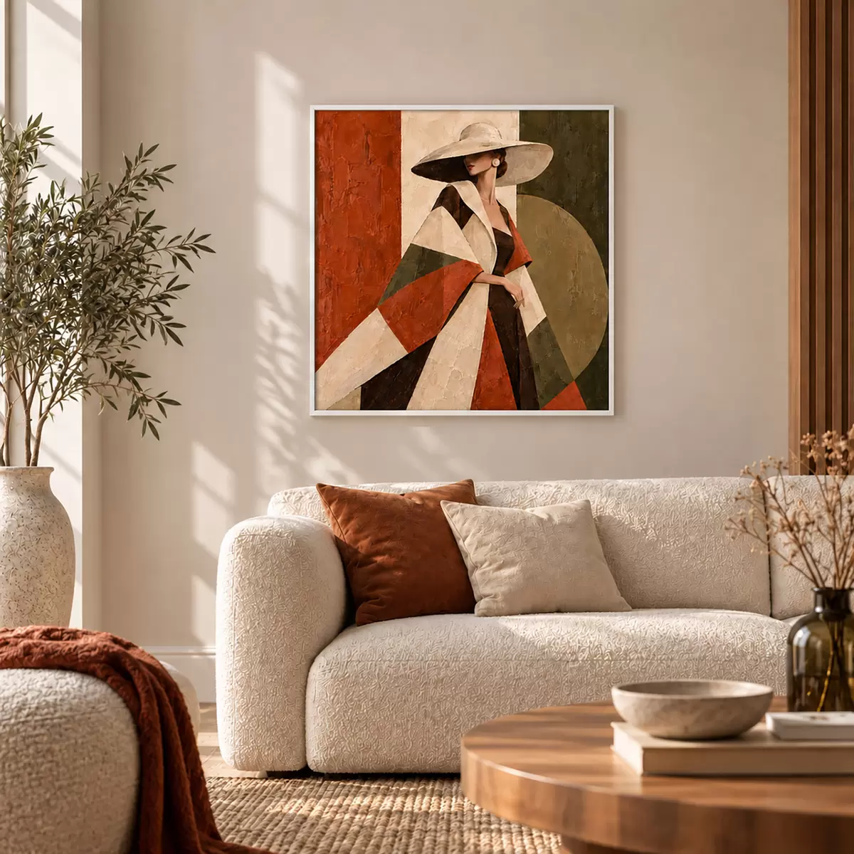 Plakat Szykowna elegancja w żywych kolorach f50879