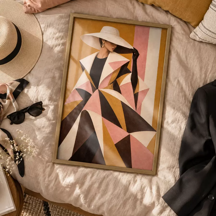 Fototapeta Szykowna elegancja w odważnych wzorach f50882