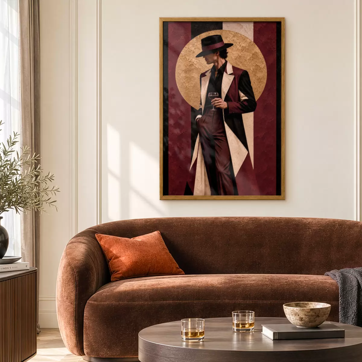 Plakat Szykowna elegancja z nutką stylu vintage f50886