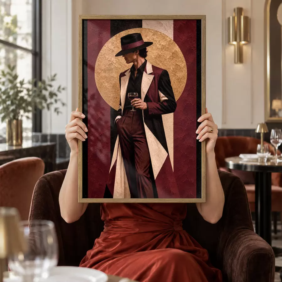 Fototapeta Szykowna elegancja z nutką stylu vintage f50886