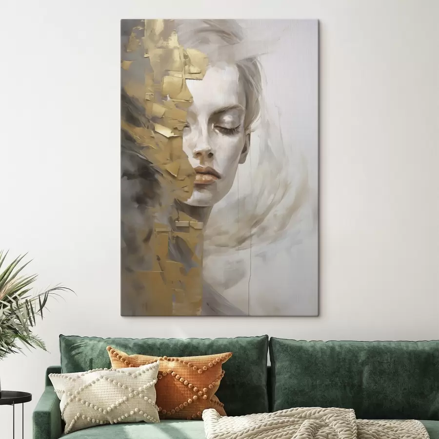 Obraz Portret abstrakcyjny, imitacja obrazu s51129