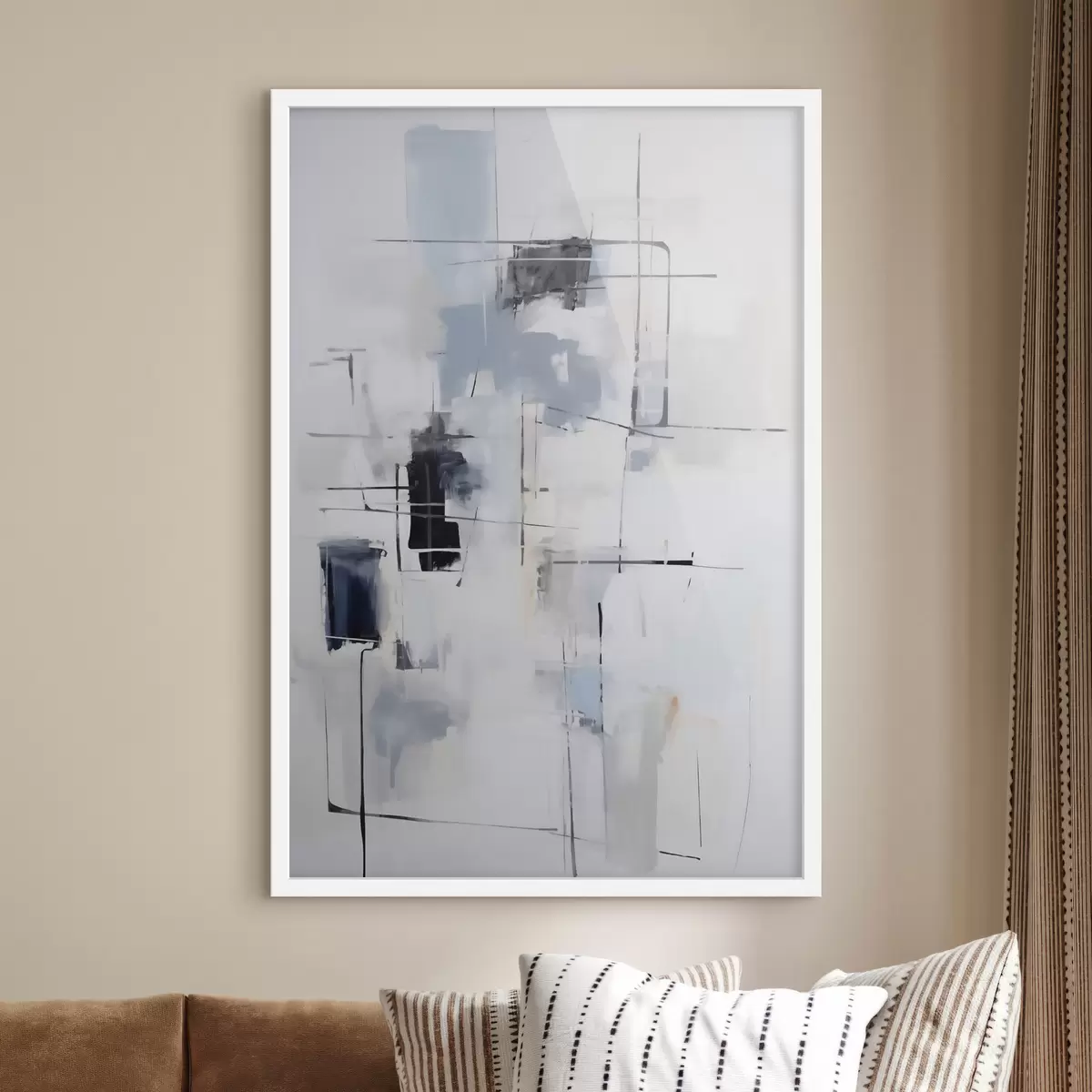 Plakat Chaotyczna abstrakcja, naśladowanie malarstwa f51127