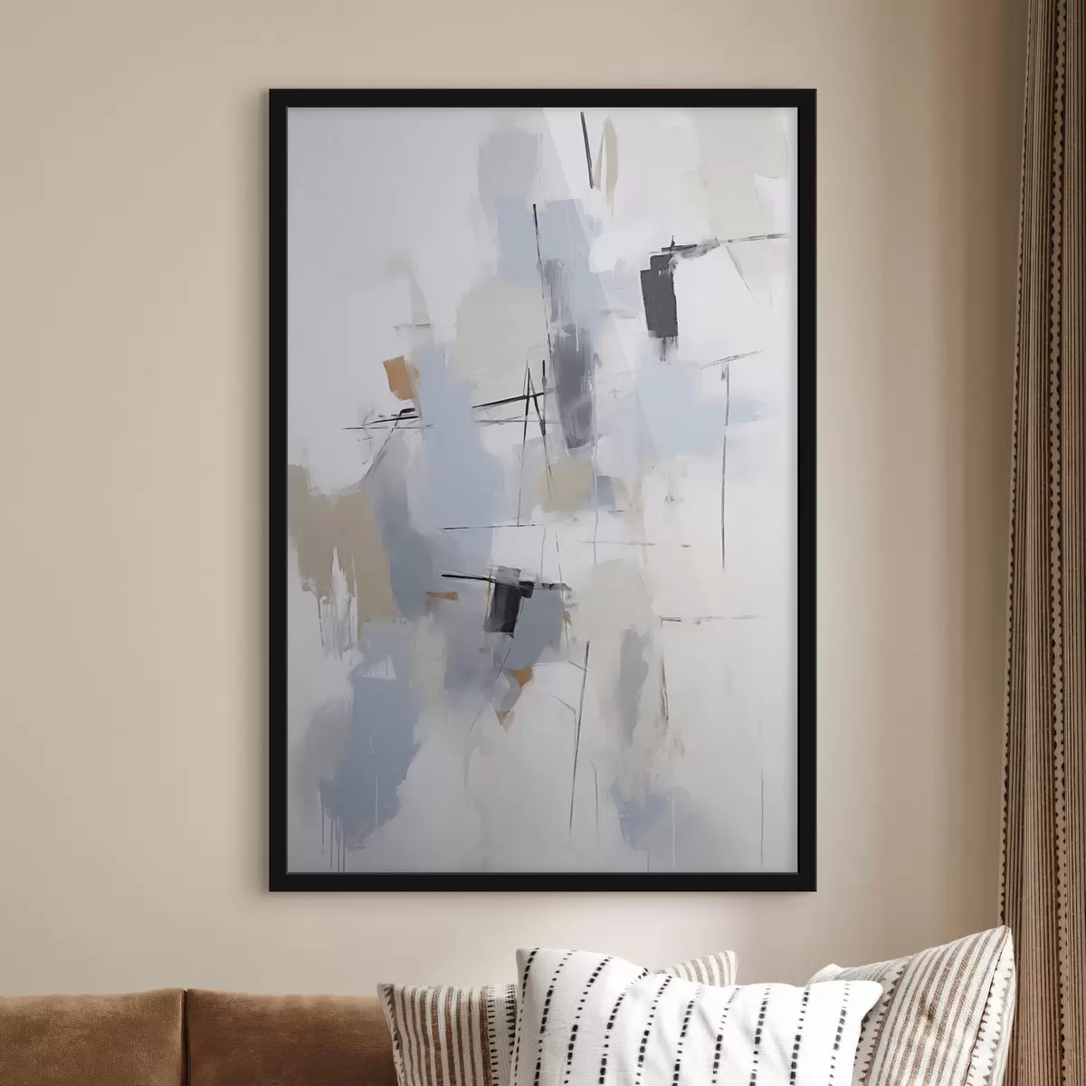 Plakat Chaotyczna abstrakcja, naśladowanie malarstwa f51128