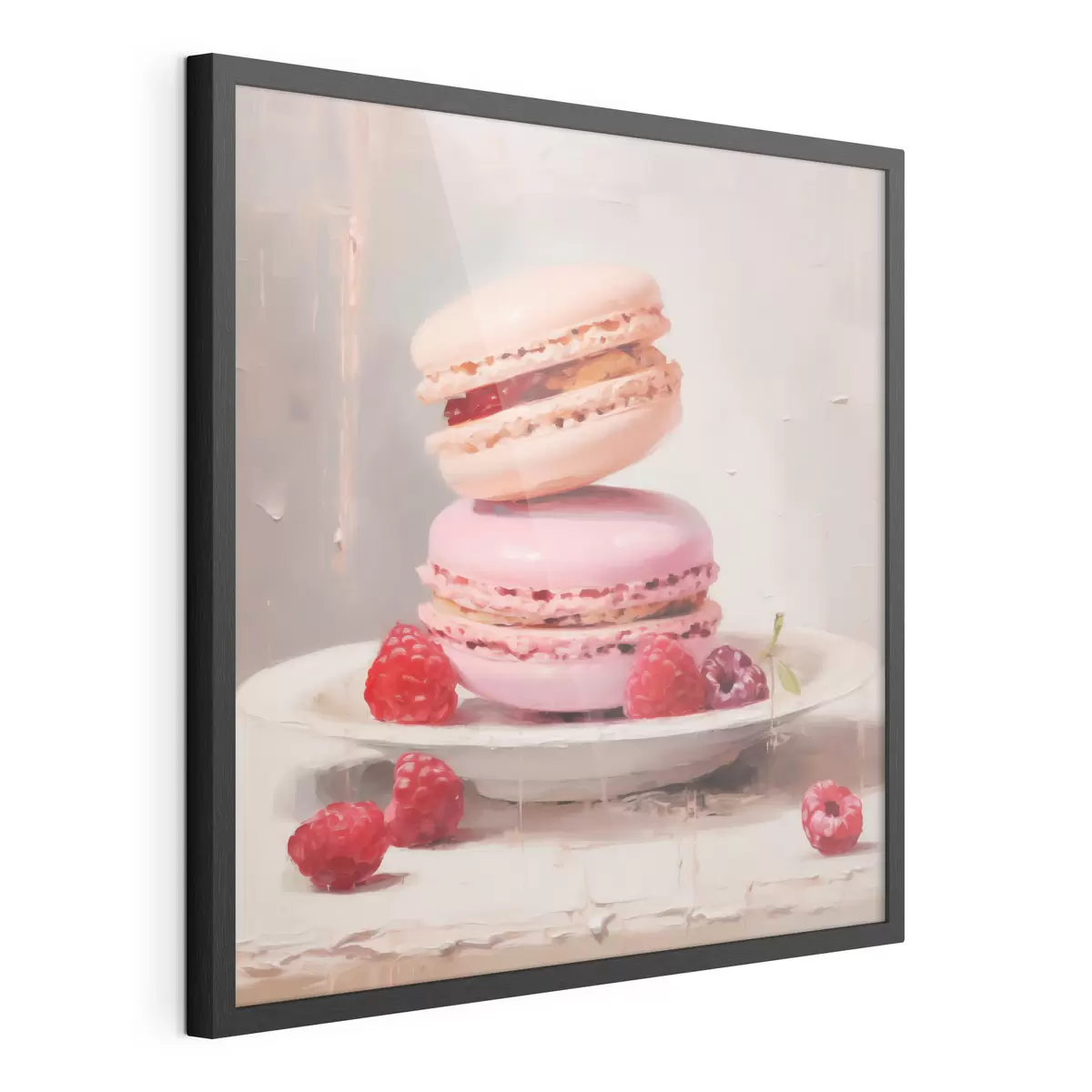 Plakat Makaroniki na talerzu, w stylu obrazu f51143