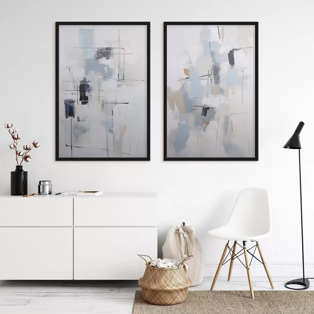 Plakat Chaotyczna abstrakcja, naśladowanie malarstwa d31095