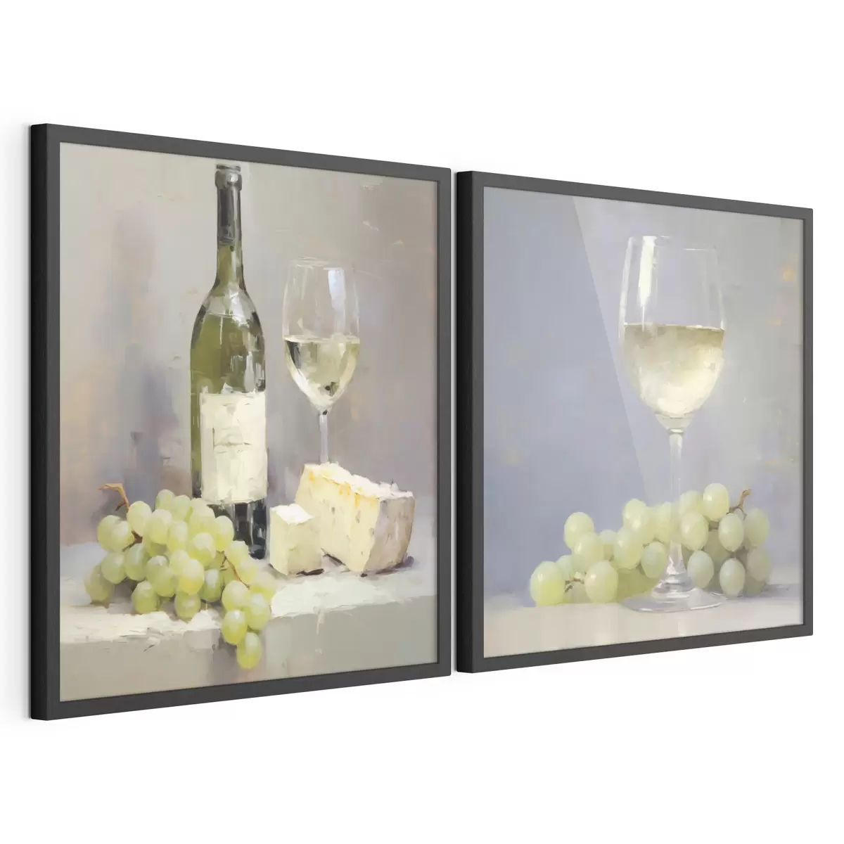Plakat Wino i winogrona – imitacja obrazu d31099