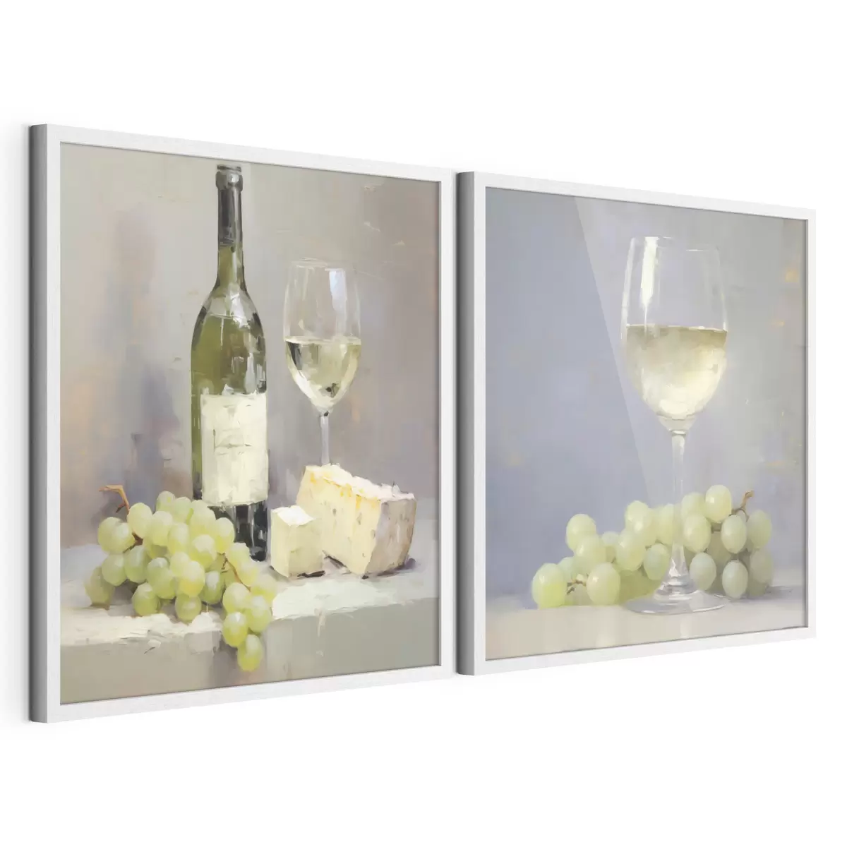 Plakat Wino i winogrona – imitacja obrazu d31099