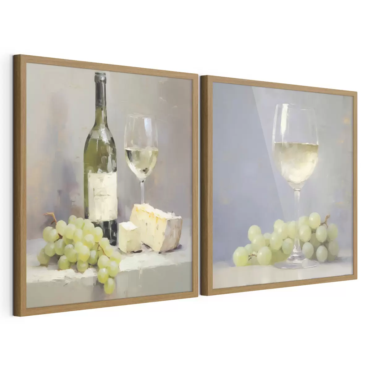 Plakat Wino i winogrona – imitacja obrazu d31099