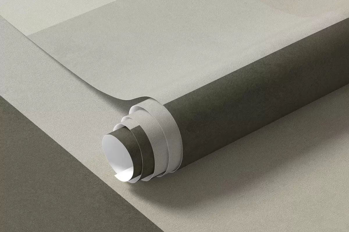 Fototapeta Kompozycja geometryczna z blokami w kolorach oliwkowym, szarym i beżowym w05890v3