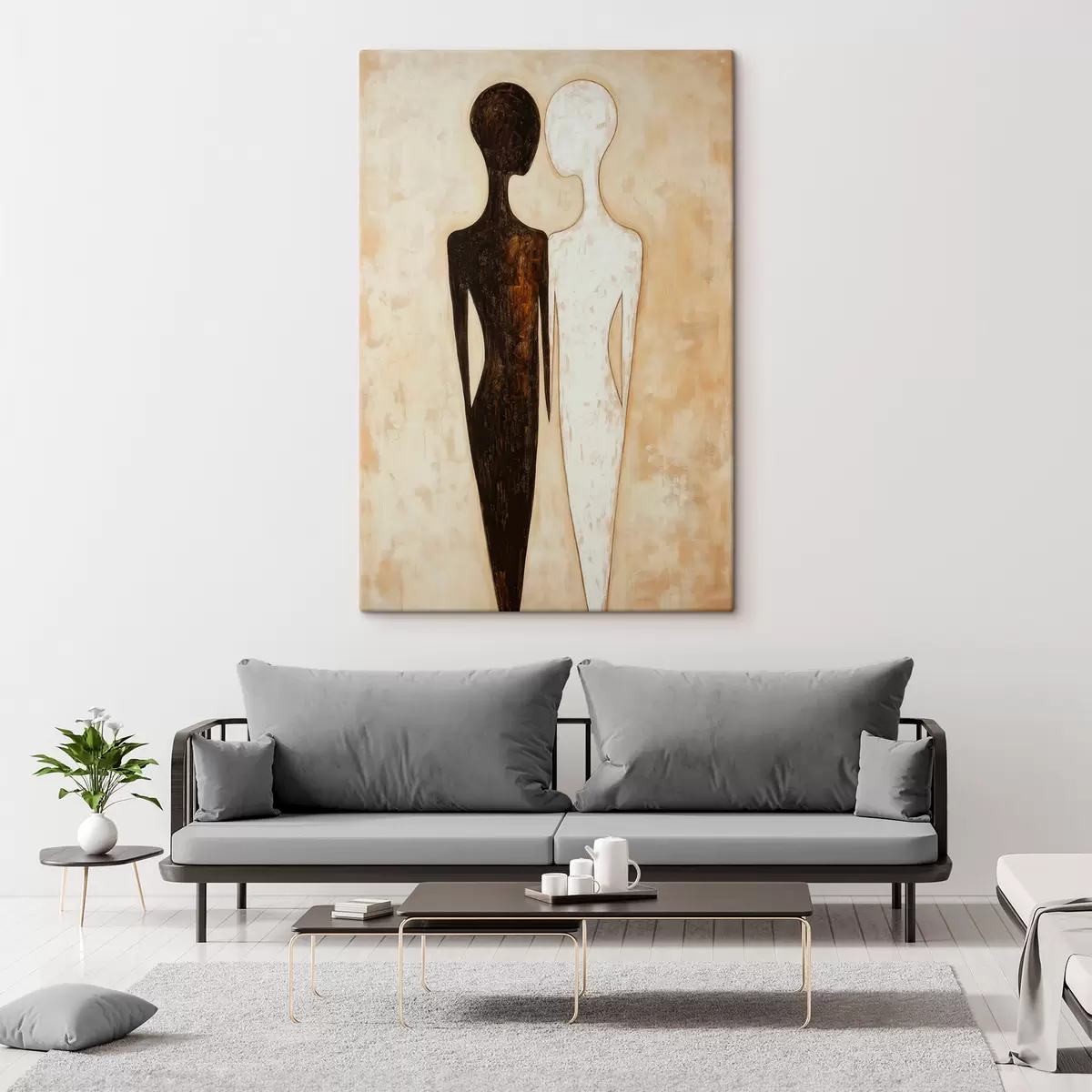 Obraz Abstrakcyjne sylwetki s51059
