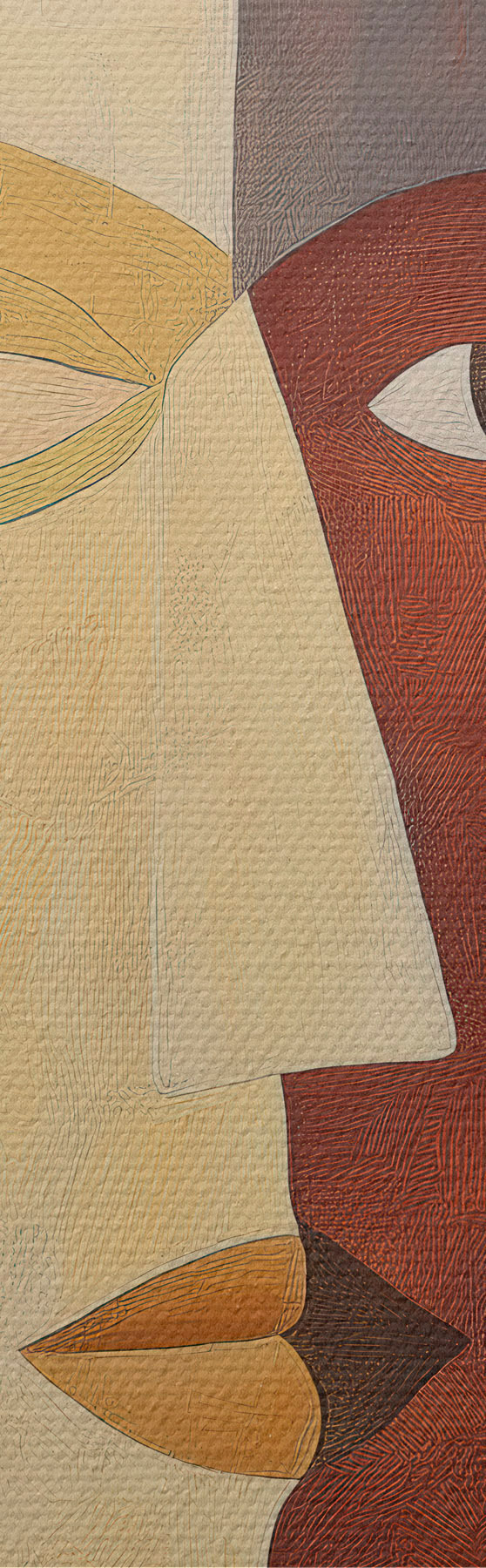 Obraz Abstrakcyjne twarze s51068