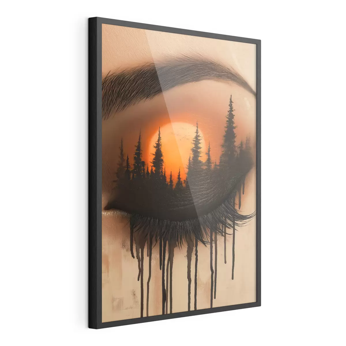 Plakat Zachód słońca w jej oczach f51048