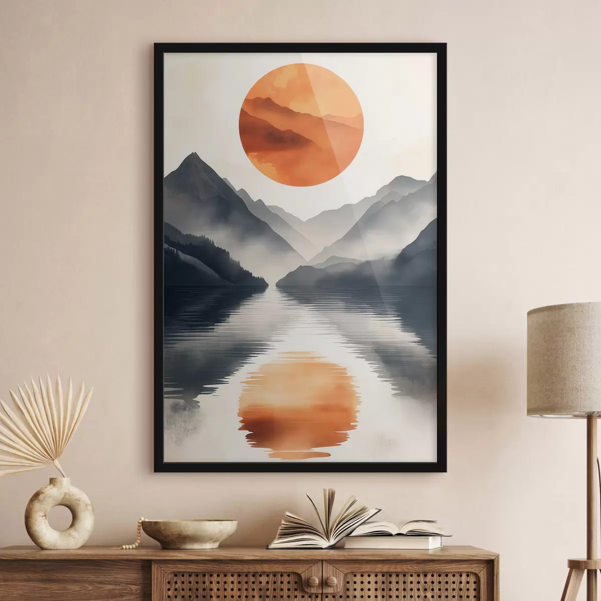 Plakat Zachód słońca f51054