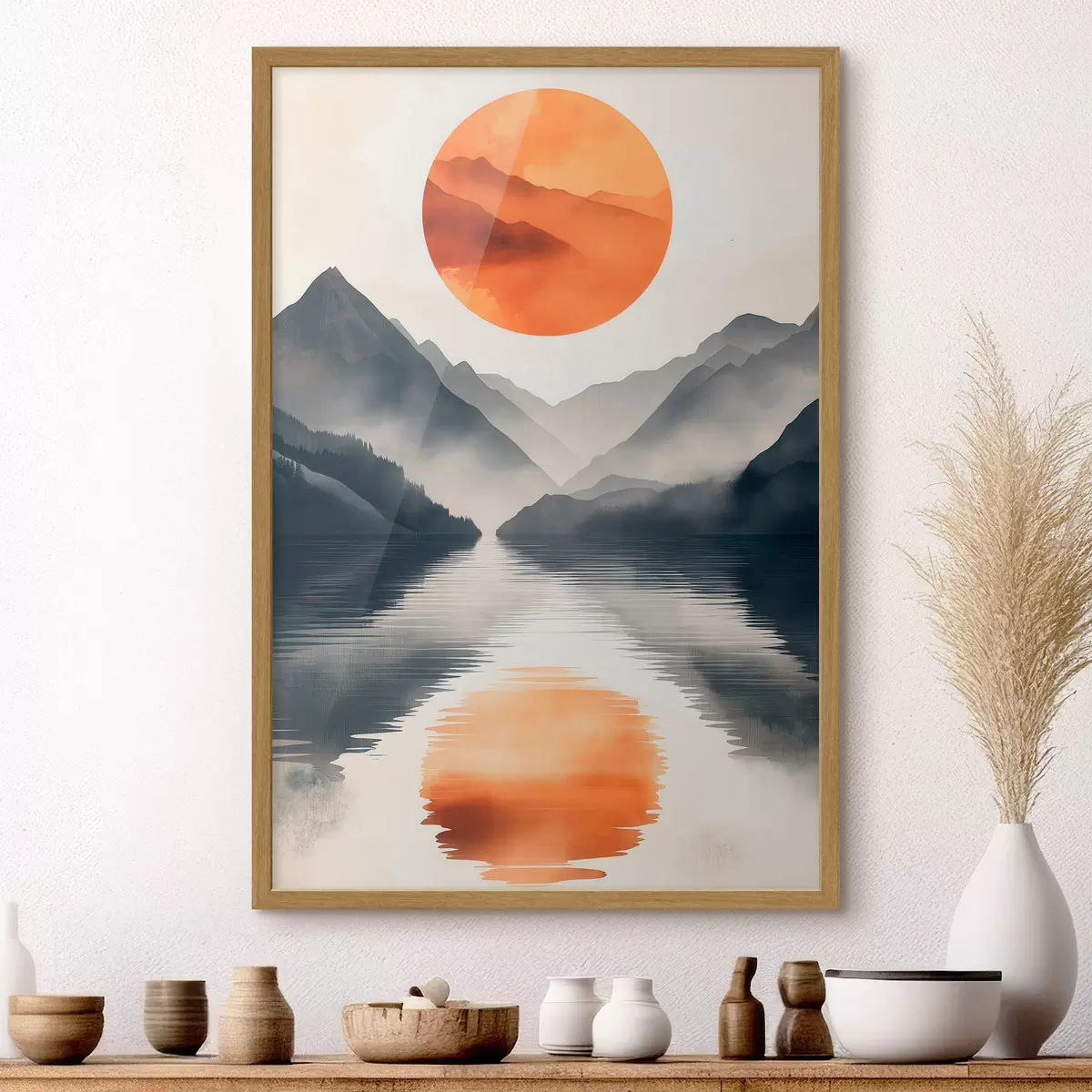 Plakat Zachód słońca f51054