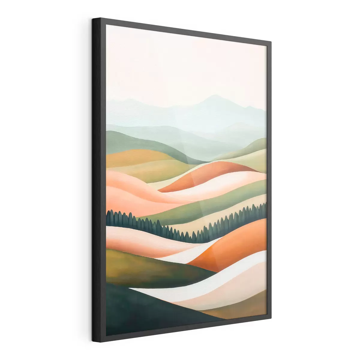 Plakat Kolorowe wzgórza f51056
