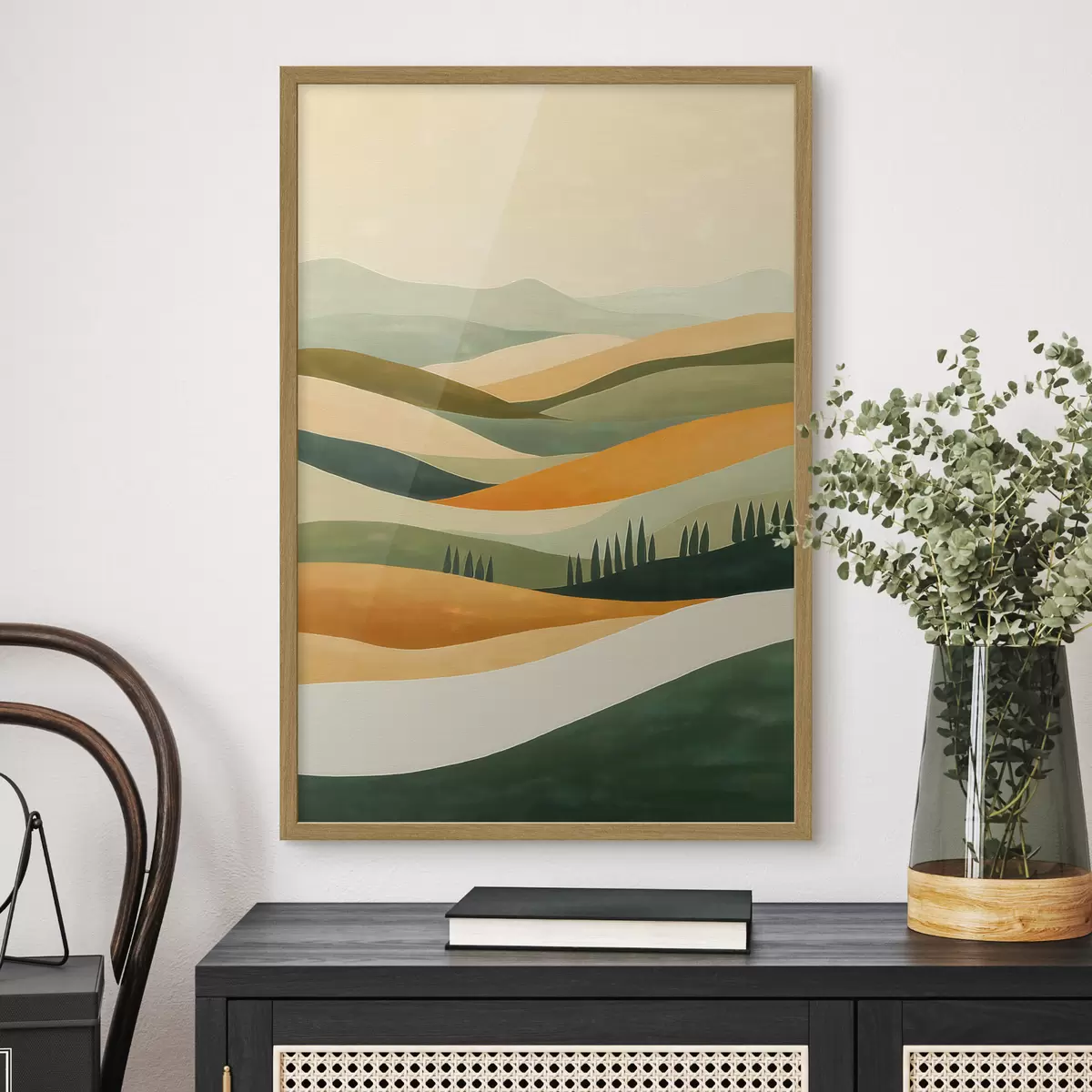 Plakat Kolorowe wzgórza f51057