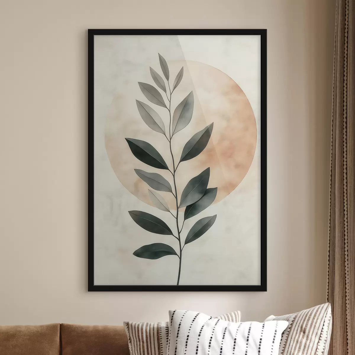 Plakat Gałąź z liśćmi f51060