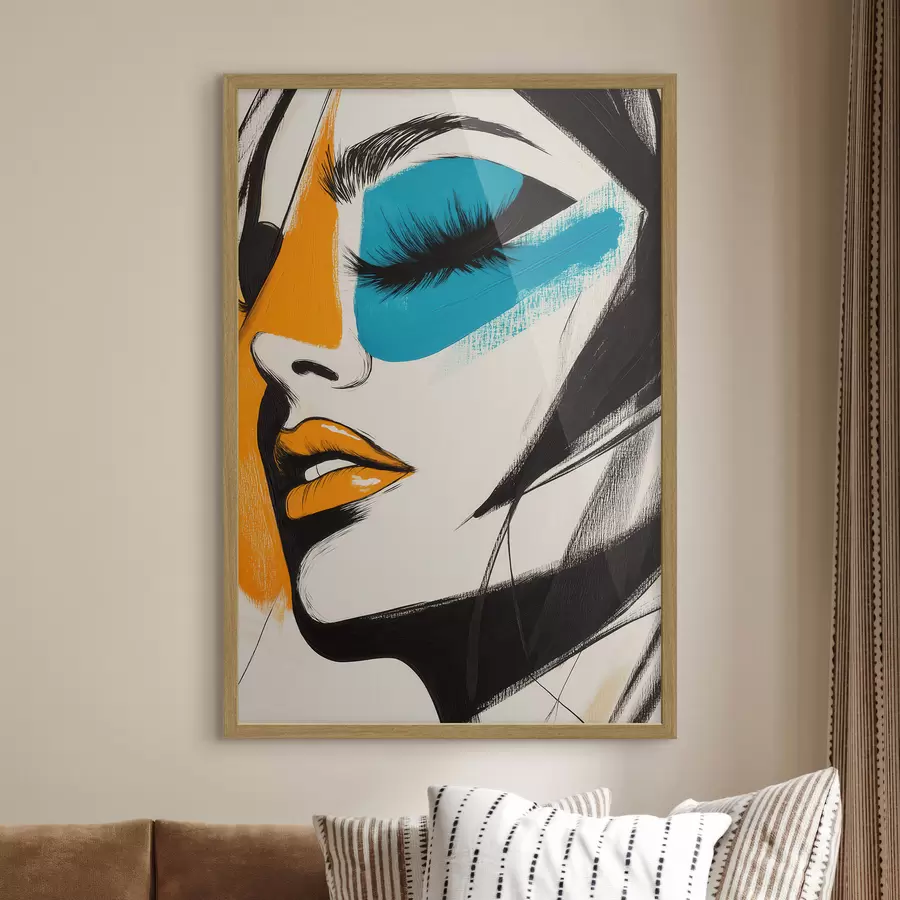 Fototapeta Twarze w farbie f51065