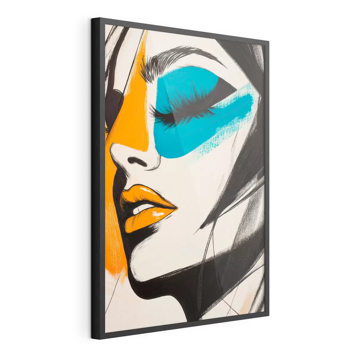 Plakat Twarze w farbie f51065