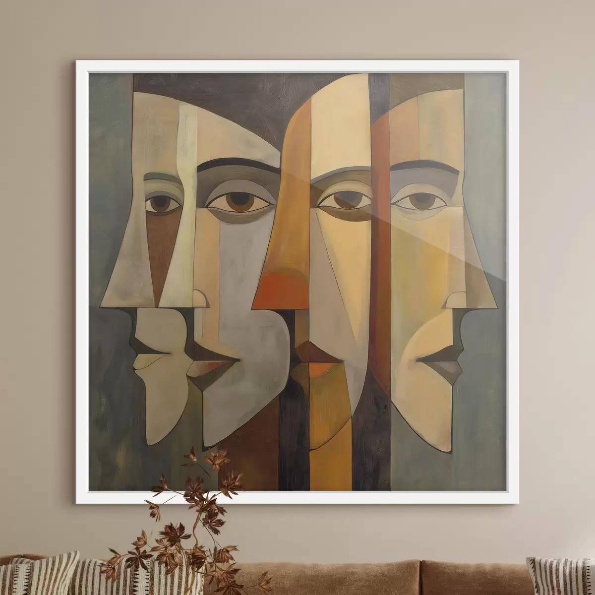 Plakat Abstrakcyjne twarze f51067