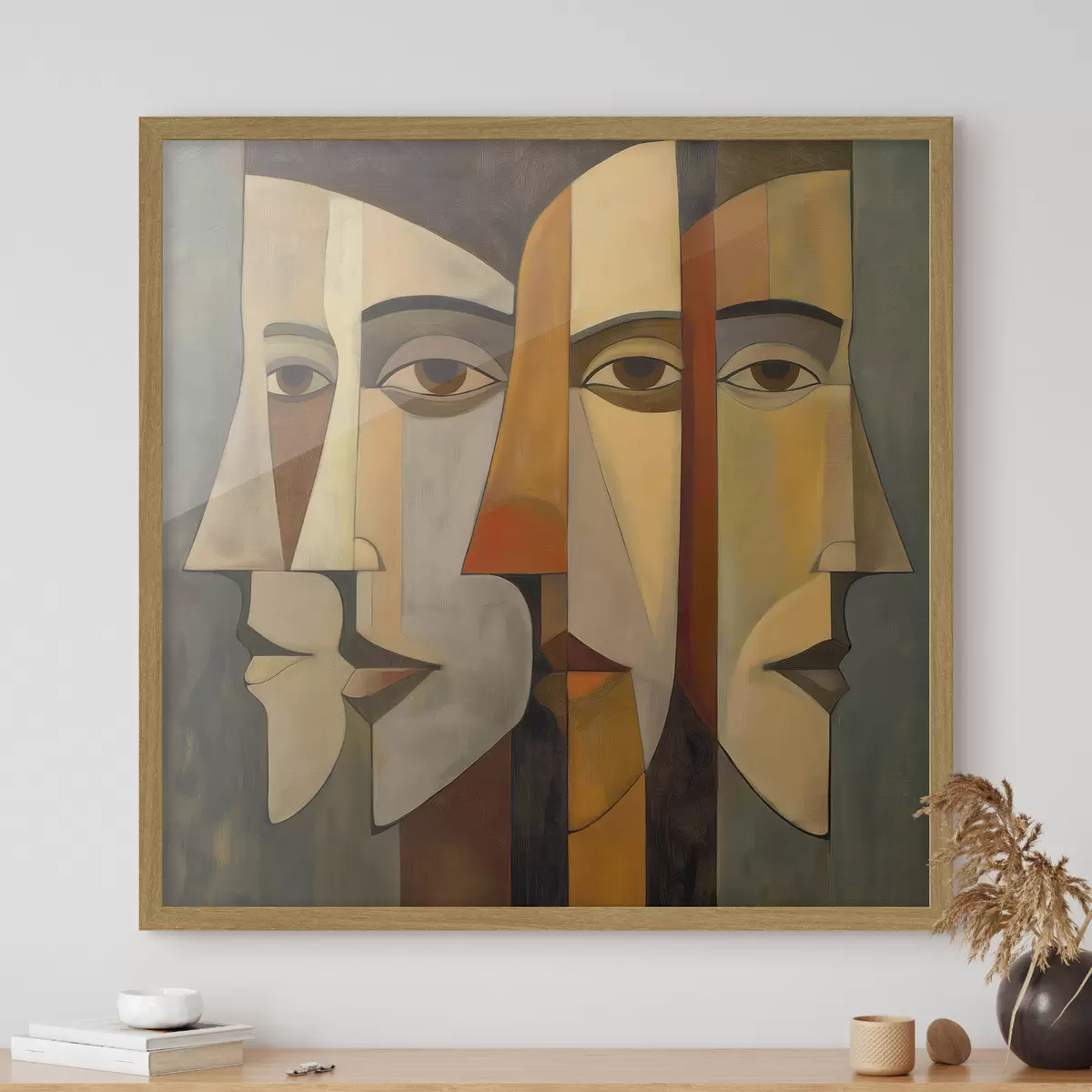 Plakat Abstrakcyjne twarze f51067