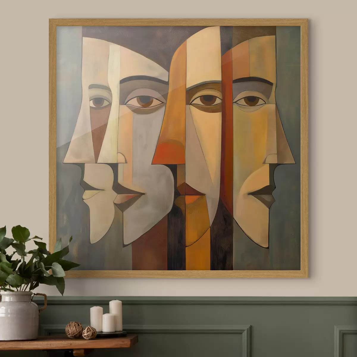 Plakat Abstrakcyjne twarze f51067