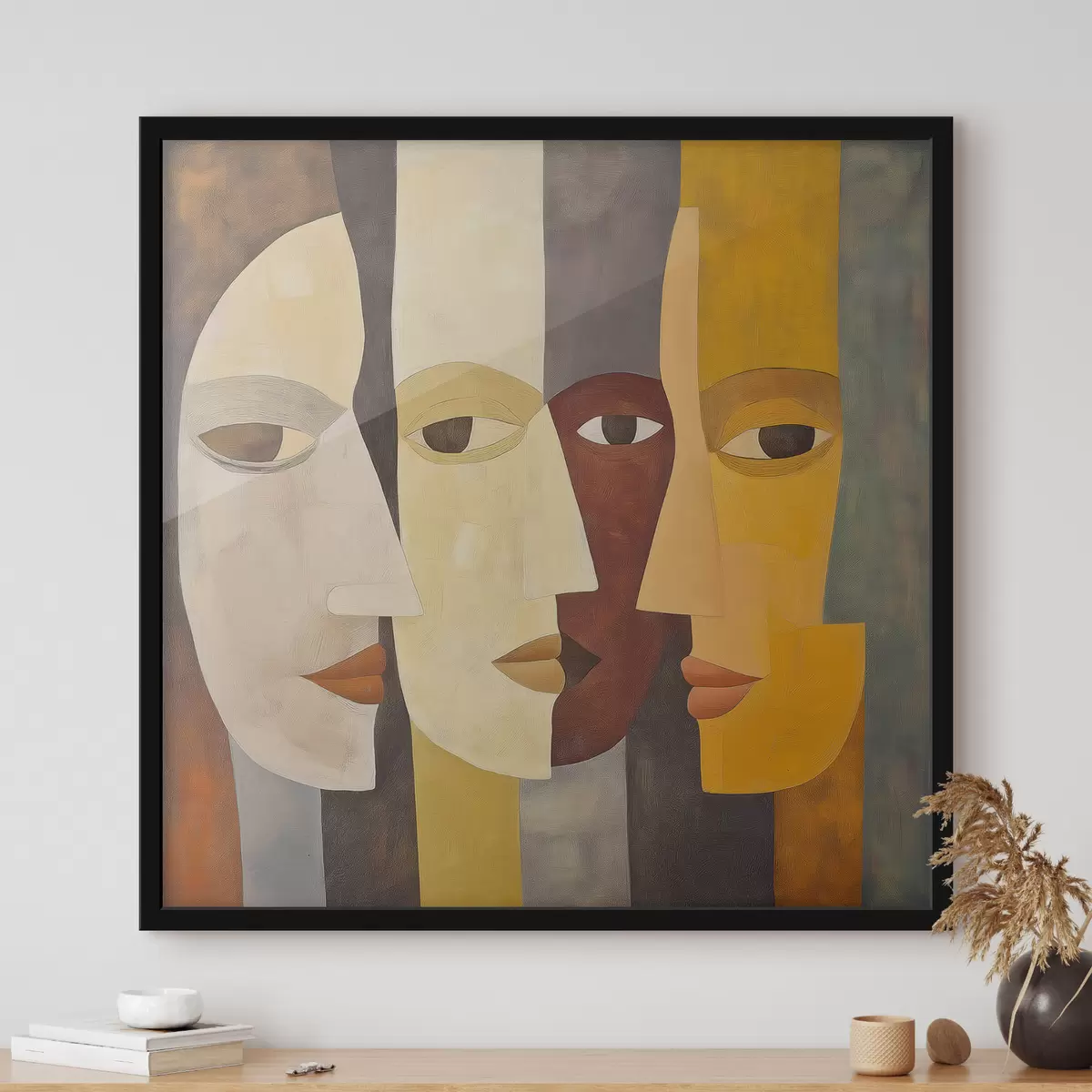 Plakat Abstrakcyjne twarze f51068