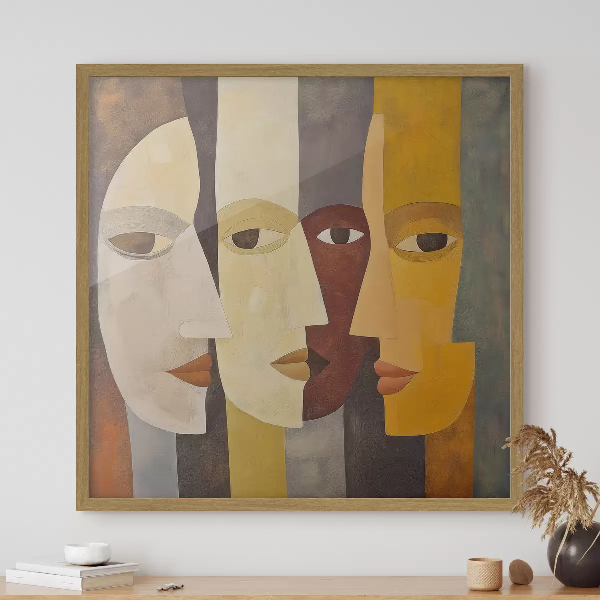 Plakat Abstrakcyjne twarze f51068