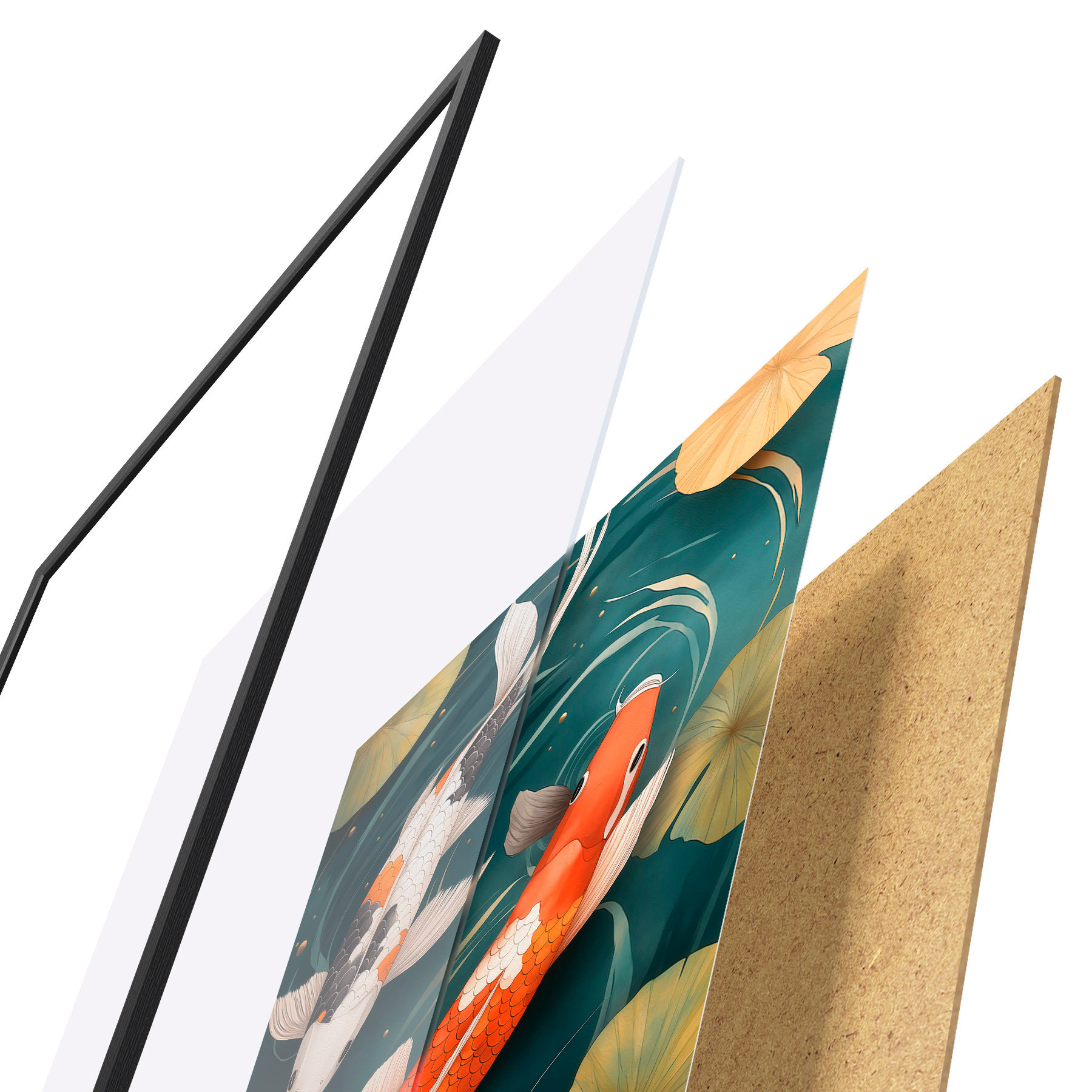 Plakat Koi ze Wschodu f51077