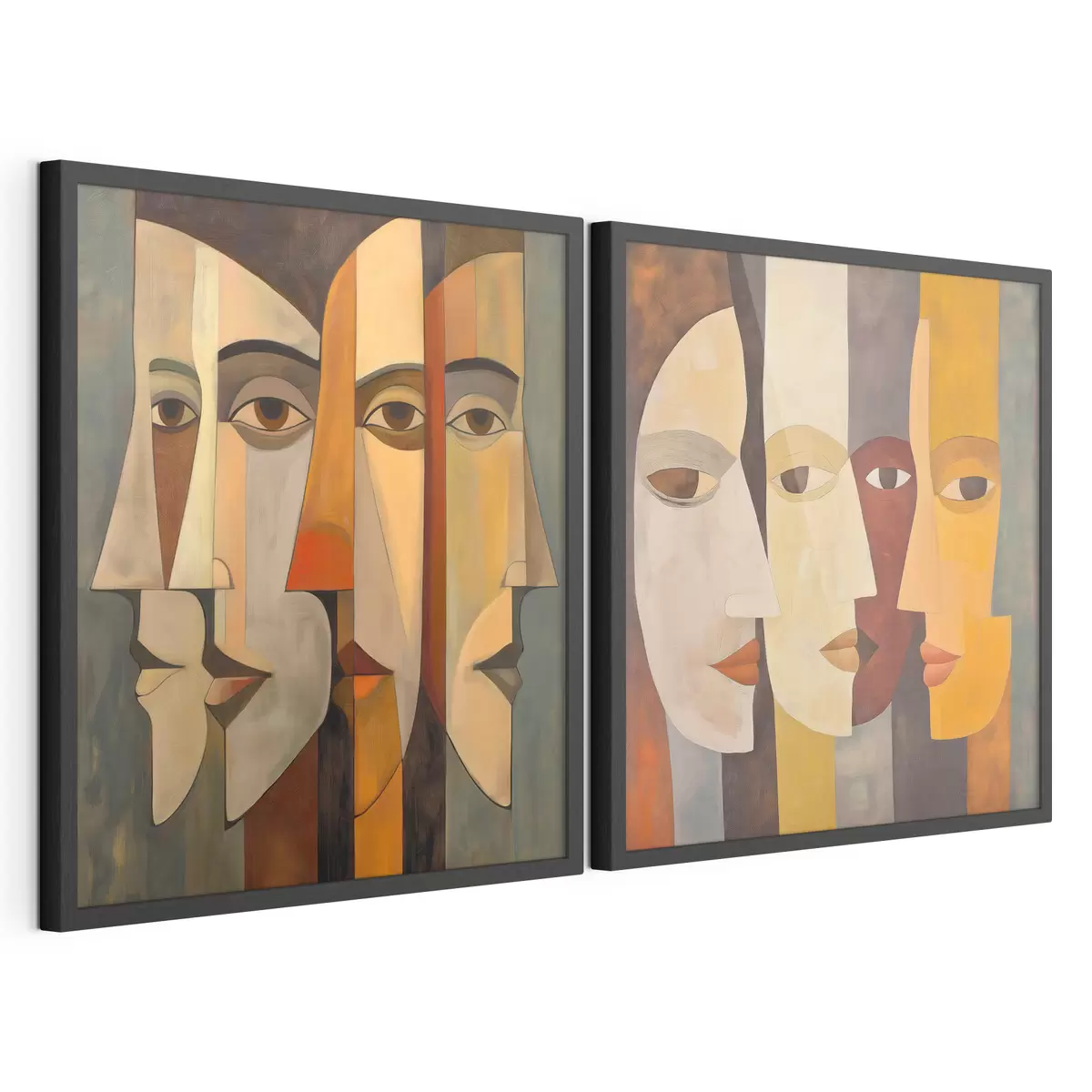 Plakat Abstrakcyjne twarze d31084