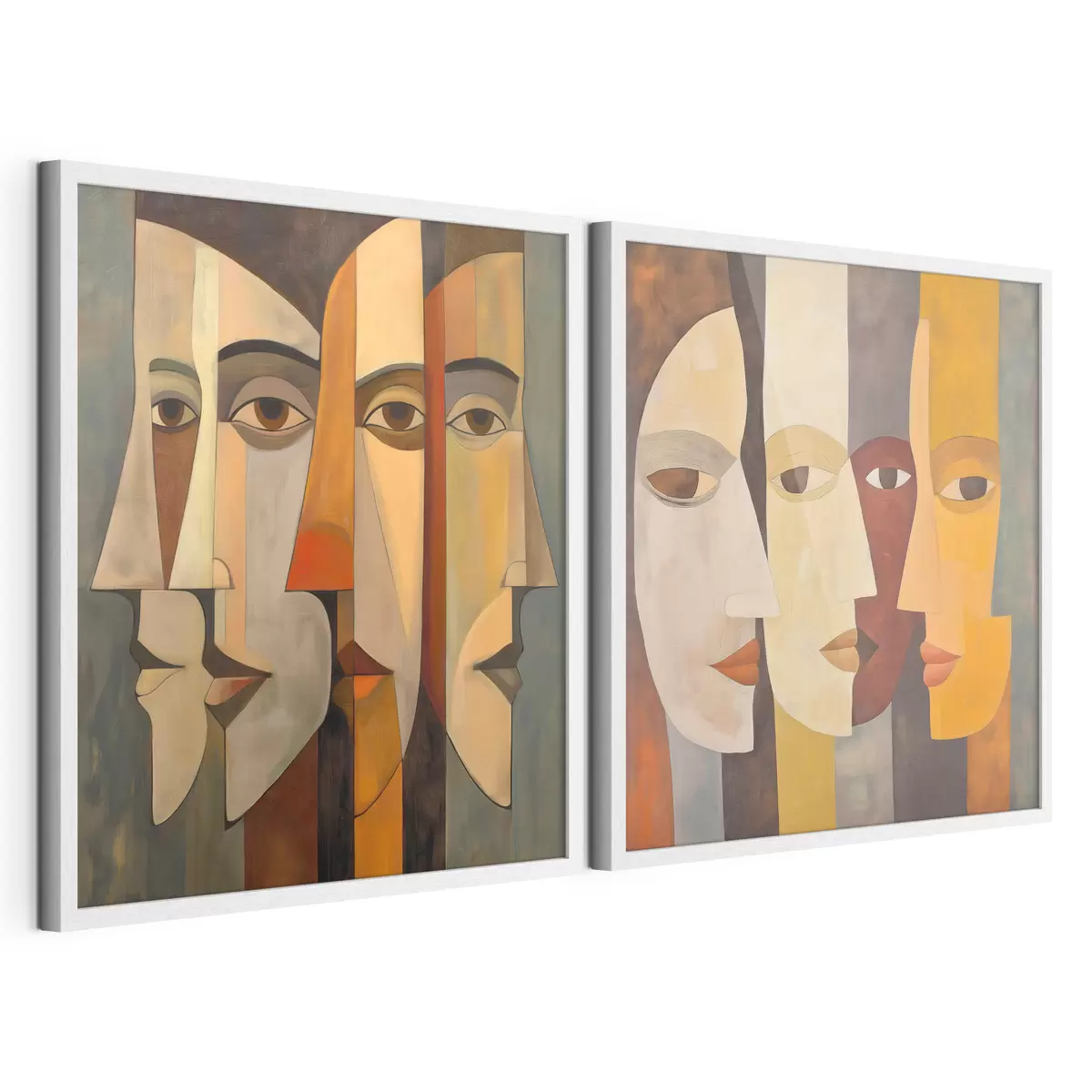 Plakat Abstrakcyjne twarze d31084