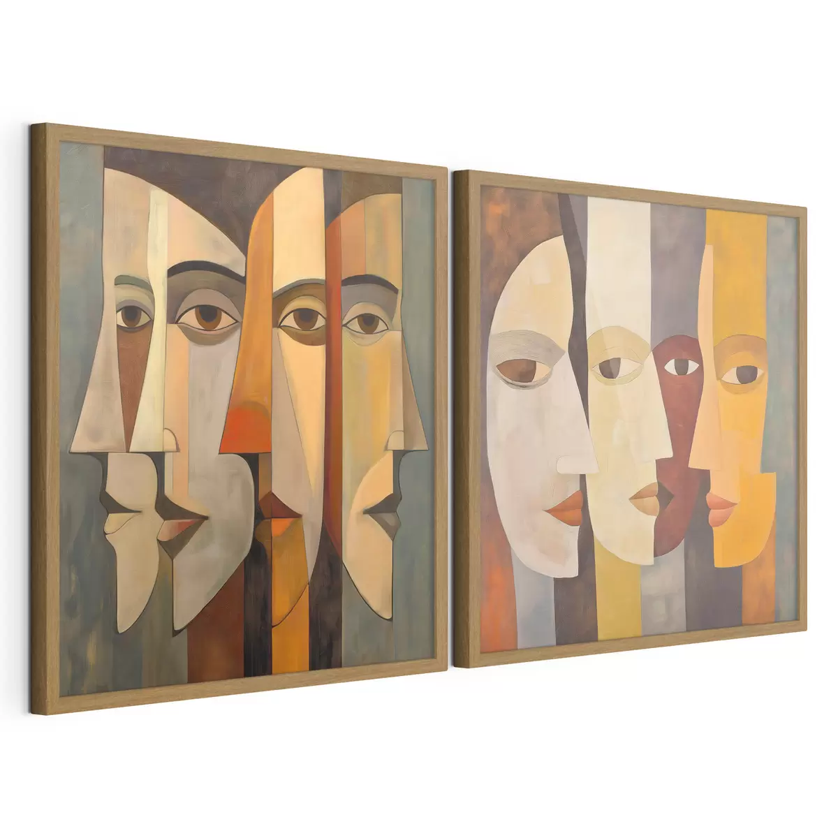 Plakat Abstrakcyjne twarze d31084