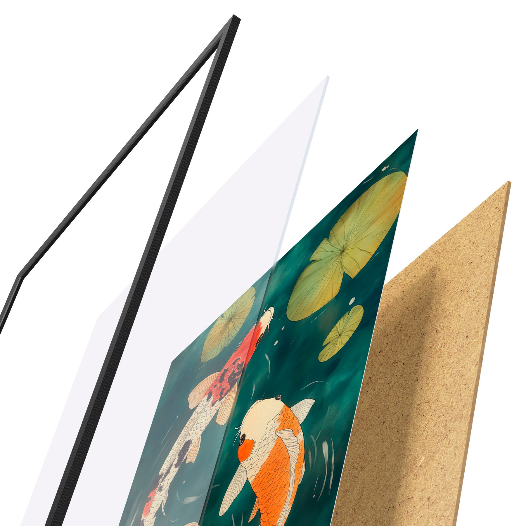 Plakat Koi ze Wschodu d31087